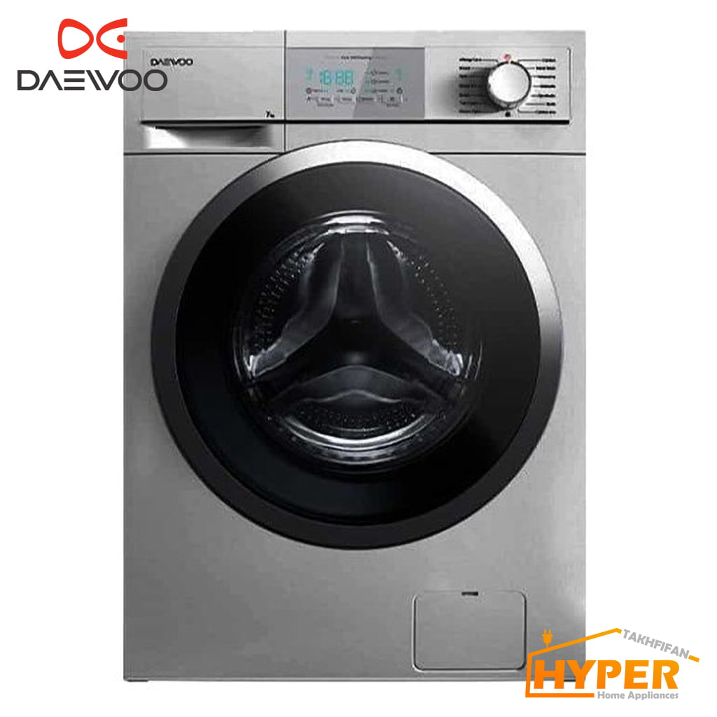 ماشین لباسشویی دوو DWK-7303 تیتانیوم 7 کیلویی