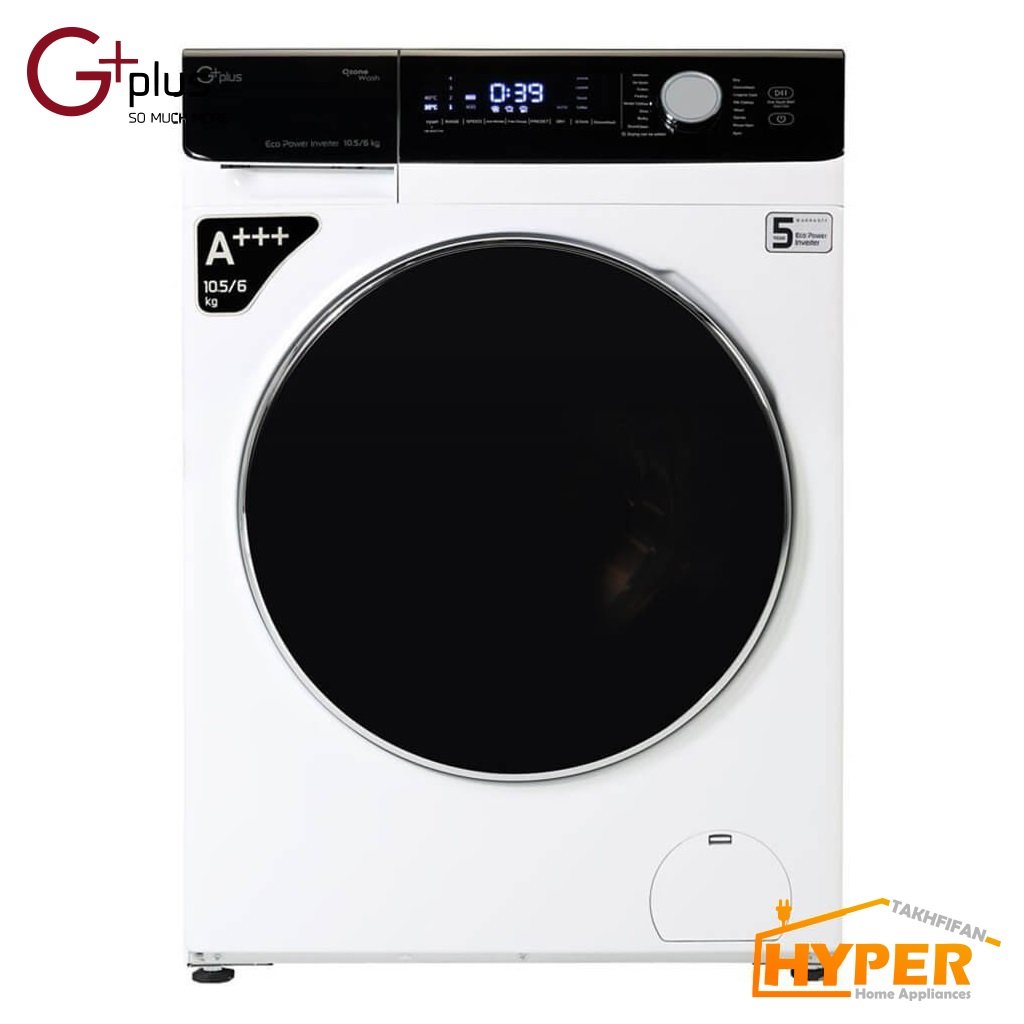 ماشین لباسشویی جی پلاس GWM-M104W