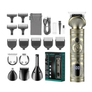 ست ماشین اصلاح موی صورت و بدن وی جی ار مدل V-106