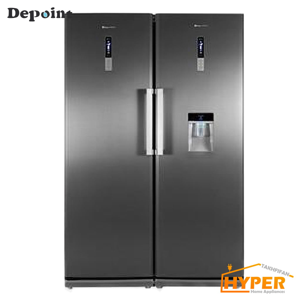 یخچال فریزر دوقلو دیپوینت D4IS نقره ای
